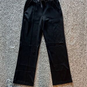 Figs Black High Waisted Scrub Pants Formx